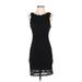 Jump Apparel Cocktail Dress - Bodycon: Black Solid Dresses - Women's Size 3