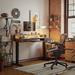 FEZIBO/Home Office Furniture/Brown&Black/Wood/Standing Desk/Desks