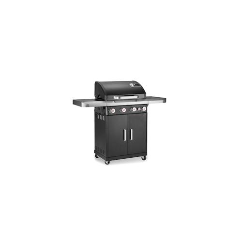 LANDMANN Gasgrill Rexon 4.1 cooK – schwarz (Kein Speditionsversand)