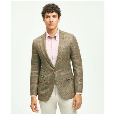 Brooks Brothers Men's Classic Fit Wool-Linen Overc...