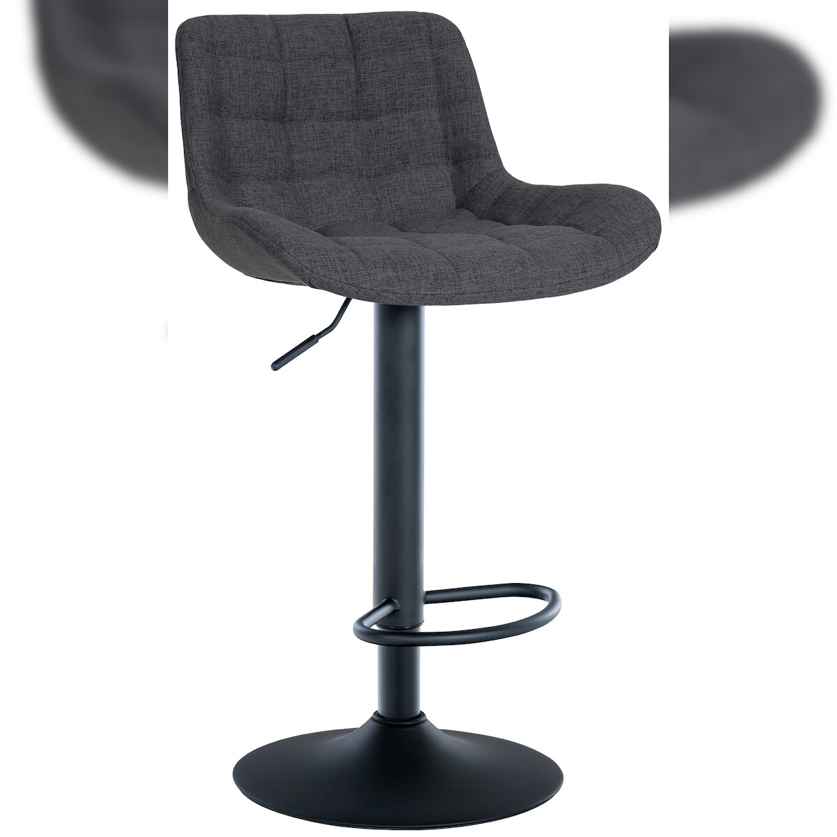 CLP Barhocker Tover schwarz/Stoff Image