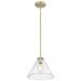 Millennium Lighting Aliza 1 Light Pendant Fixture in Modern Gold