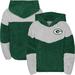 Girls Youth Green Bay Packers Ready Set Play Teddy Fleece Pullover Hoodie