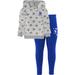 Girls Infant Gray/Royal Kentucky Wildcats Heart To Pullover Hoodie and Leggings Set