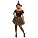 Rubies Spiderweb Neon Hexenkostüm für Damen, Kleid und Hut, Orange, offizielles Halloween-Kostüm, Karneval, Party und Cospplay