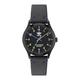 adidas Black Leather Vegan Strap Watch (Model: AOST230462I), Black