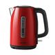 COMFEE' Electric Kettle 3000W Fast Boil, 1.7L Brushed stainless steel Kettle Cordless with Auto Shut-Off & Boil-Dry Protection, BPA-Free Material, 360° Rotating Base & Removable Filter