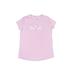 Under Armour Active T-Shirt: Pink Sporting & Activewear - Kids Girl's Size Large