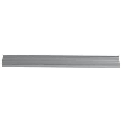 Metro 9990SL1 Gray Slanted Plastic Label Holder 13" x 1 1/4"