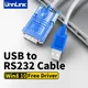 Unnexhaus- Câble USB vers RS232 DB9 COM port série PDA 9 broches DB9 adaptateur convertisseur pour