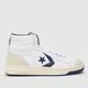 Converse pro blaze v2 trainers in white & blue