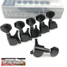 Wilkinson WJN-07 Electric Guitar Machine Heads Tuners for ST or TL Black Tuning Pegs ( With
