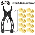 MUQZI Bicycle Chain Repair Tool Kit MTB Road Bike Chain Removal Install Plier With 5 Pairs 6 7 8 9
