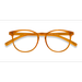 Unisex s square Clear Orange Plastic Prescription eyeglasses - Eyebuydirect s Rainbow