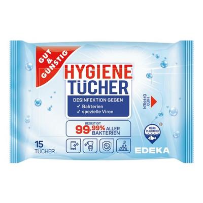 Gut und Günstig Hygiene Tücher 15 Tücher