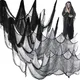 2m/4m weiß schwarz Halloween Gaze gruselige Tücher Riesen Spinnennetz für Halloween Party Home Szene
