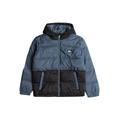 Daunenjacke QUIKSILVER "Wolfs Shoulders" Gr. 12, blau (bering sea) Kinder Jacken Winterjacken