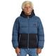 Daunenjacke QUIKSILVER "Wolfs Shoulders" Gr. 12, blau (bering sea) Kinder Jacken Winterjacken