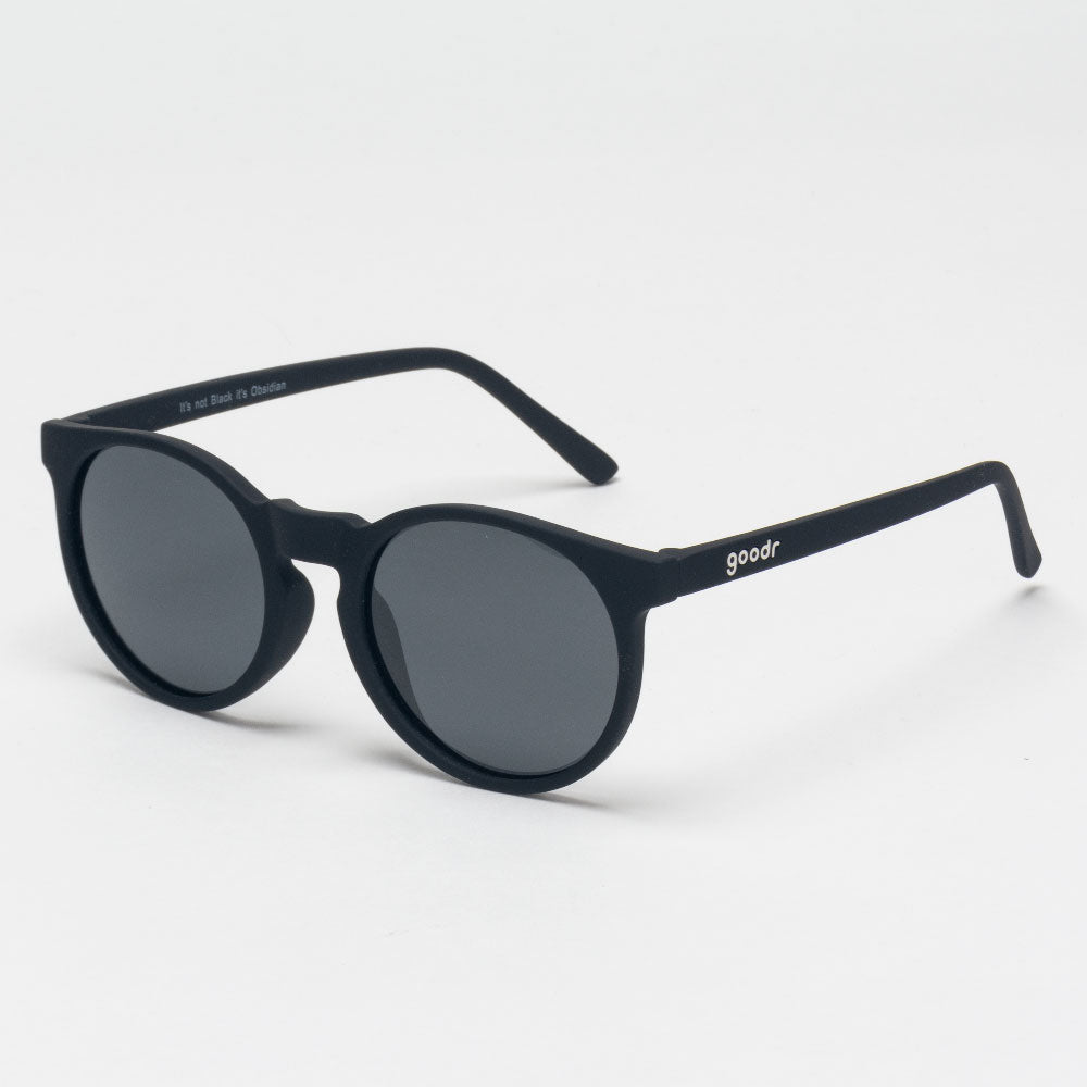 goodr Circle G Sunglasses Sunglasses It's not Black it's Obsidian - Holabird Sports