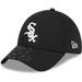 Men's New Era Black Chicago White Sox Top Visor 39THIRTY Flex Hat
