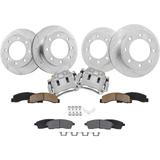 1999 Ford F350 Super Duty Front and Rear Brake Pad Rotor and Caliper Set - Detroit Axle