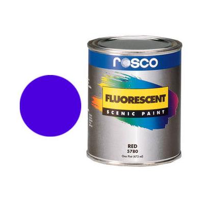 Rosco Fluorescent Paint (Blue, Matte, 1 Pint) 150057840016