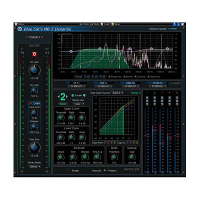 Blue Cat Audio MB-5 Dynamix Multiband Dynamic Processing Plug-In 11-31242