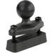 RAM MOUNTS Composite Diamond Base with 1" Ball & Backing Plate (2.43 x 1.31" Base) RAP-B-238-BU