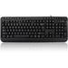 Adesso EasyTouch 132 Multimedia Keyboard With 3-Port USB Hub (Black) AKB-132HB