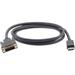 Kramer DisplayPort Male to DVI-D Male Cable (6') C-DPM/DM2-6