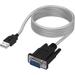 Sabrent USB 2.0 Type-A Male to RS-232 DB9 Serial 9-Pin Male Adapter (6') SBT-USC6K