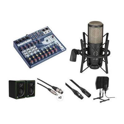 Soundcraft Notepad Mixer, AKG Microphone, and JBL ...