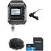 Zoom F1-LP Portable Field Recorder with Lavalier Microphone Kit ZF1LP