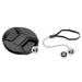 Sensei 105mm Center Pinch Snap-On Lens Cap and Cap Keeper Lens Cap Holder Kit (2-P LC-105