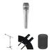 Shure KSM8 Dualdyne Dynamic Handheld Microphone Live Stage Kit (Nickel) KSM8/N