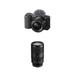 Sony ZV-E10 Mirrorless Camera with 16-50mm and 70-350mm Lenses Kit (Black) ILCZV-E10L/B