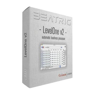 BeatRig LevelOne v2 Standalone Loudness Processor Software (Download) LEVELONE V2