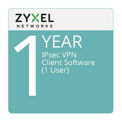 ZyXEL SecuExtender IPSec VPN Client License (1-User, 1-Year) IPSEC1Y1U