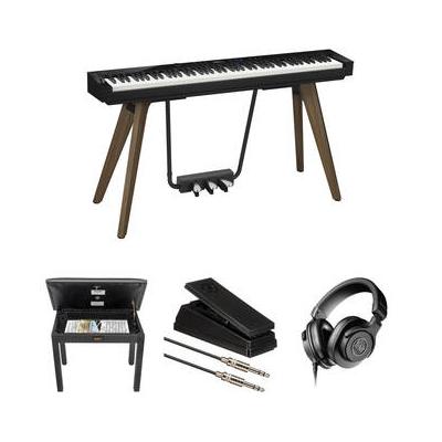 Casio Privia PX-S7000 88-Key Portable Digital Piano Value Kit with Bench, Express PX-S7000BK