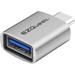 EZQuest USB-C to USB-A 3.0 Mini Adapter (Silver) X40077