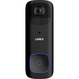 Lorex B463AJDB-E 2K QHD Wi-Fi Battery-Powered Video Doorbell (Black) B463AJDB-E