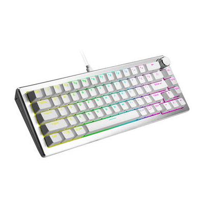 Cooler Master CK720 65% Customizable Mechanical Keyboard (Silver White, Red Switches) CK-720-SKKR1-US