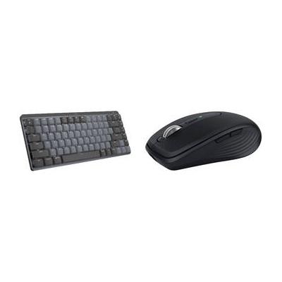 Logitech MX Wireless Mechanical Mini Keyboard and MX Anywhere 3S Mouse Kit (Clicky, 920-010552