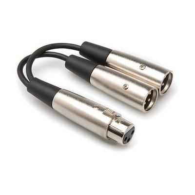 Hosa Technology XLR Female to 2 XLR Male Y-Cable (6