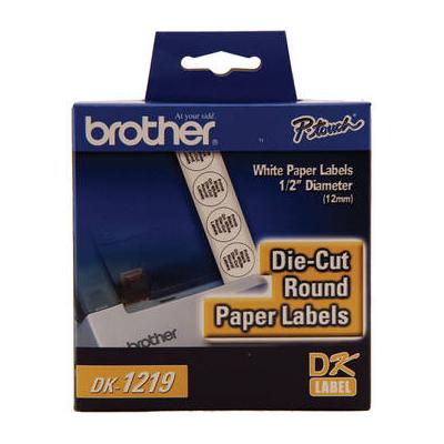 Brother DK1219 Round Paper Labels (1/2