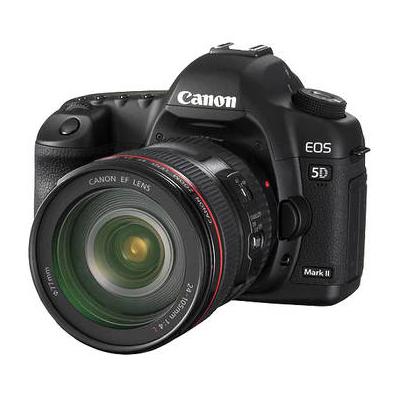 Canon Used EOS 5D Mark II DSLR Kit with Canon 24-1...