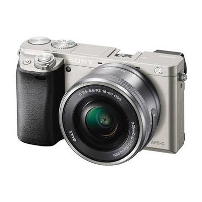 Sony Used Alpha a6000 Mirrorless Digital Camera with 16-50mm Lens (Silver) ILCE6000L/S