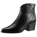 Westernstiefelette PAUL GREEN Gr. 38, schwarz Damen Schuhe Cowboy-Stiefelette Stiefelette Reißverschlussstiefeletten