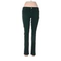 Sanctuary / DENIM Jeans - Super Low Rise Skinny Leg Boyfriend: Green Bottoms - Women's Size 28 - Dark Wash