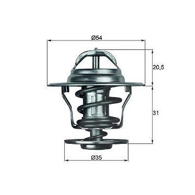 Mahle Thermostat, Kühlmittel [Hersteller-Nr. TX1371D] für Audi, Opel, Seat, Volvo, VW Image
